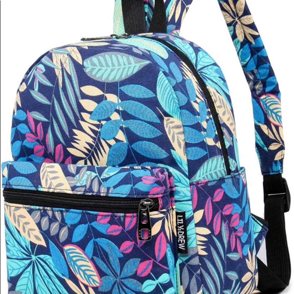 Lightweight Canvas Mini Backpack for Women, Teen